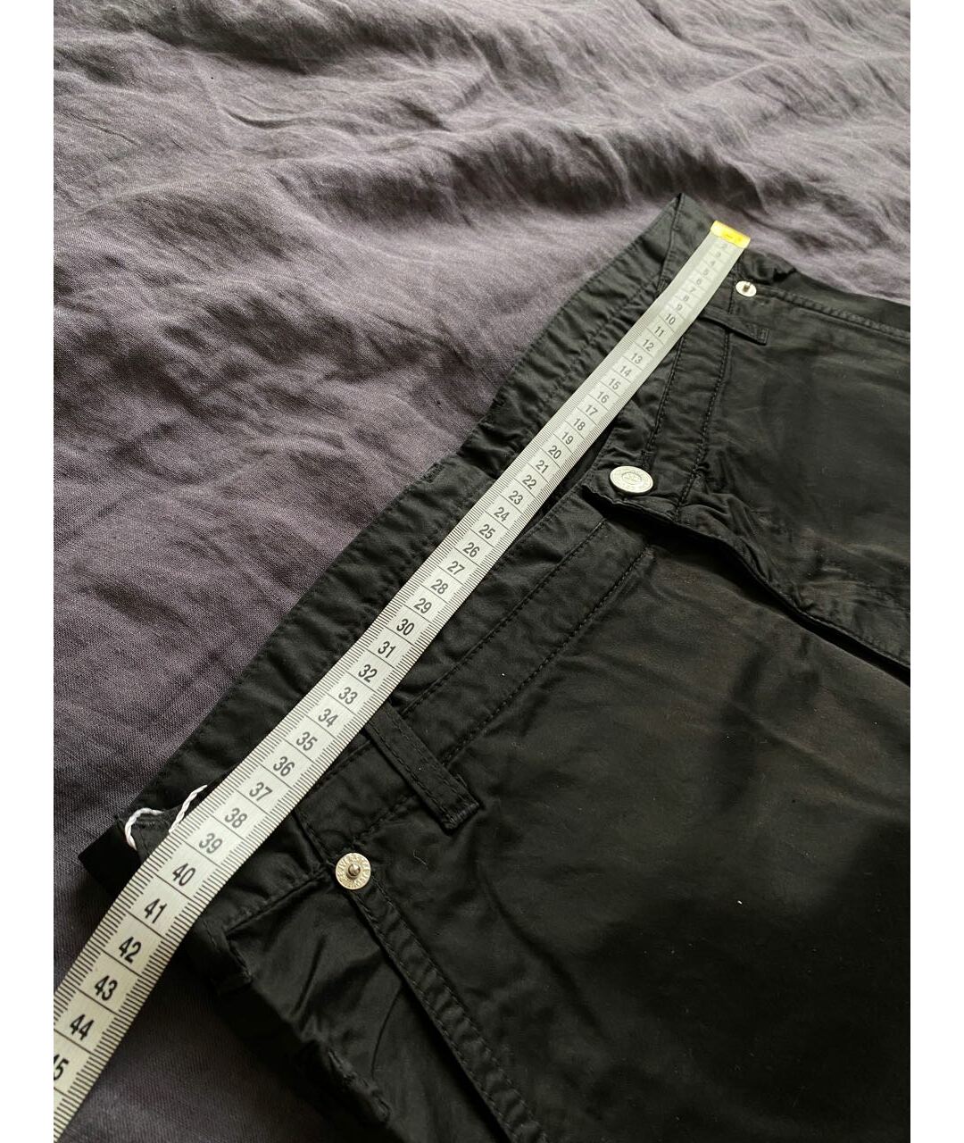VERSACE JEANS COUTURE Черные хлопковые джинсы, фото 7