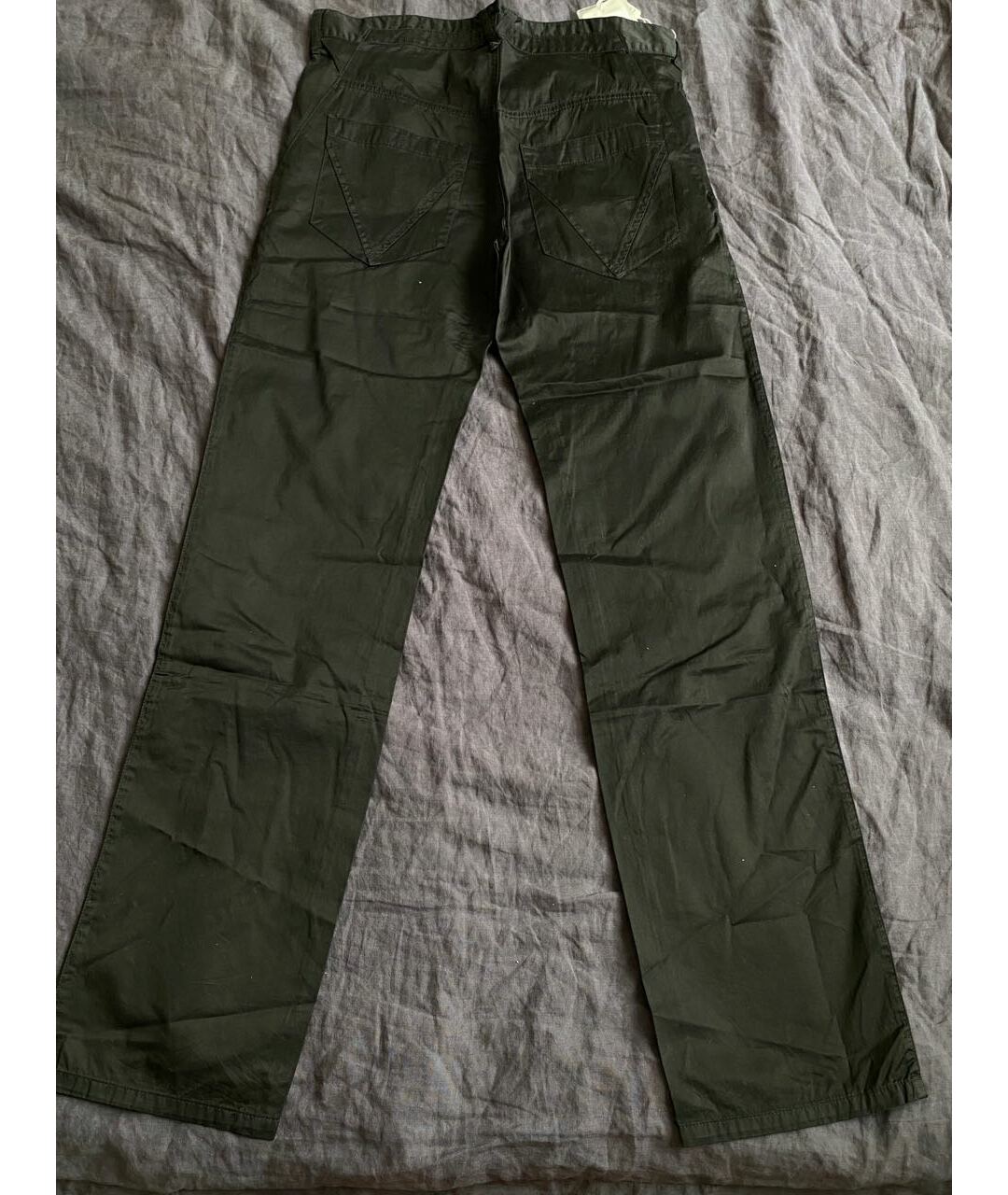 VERSACE JEANS COUTURE Черные хлопковые джинсы, фото 2