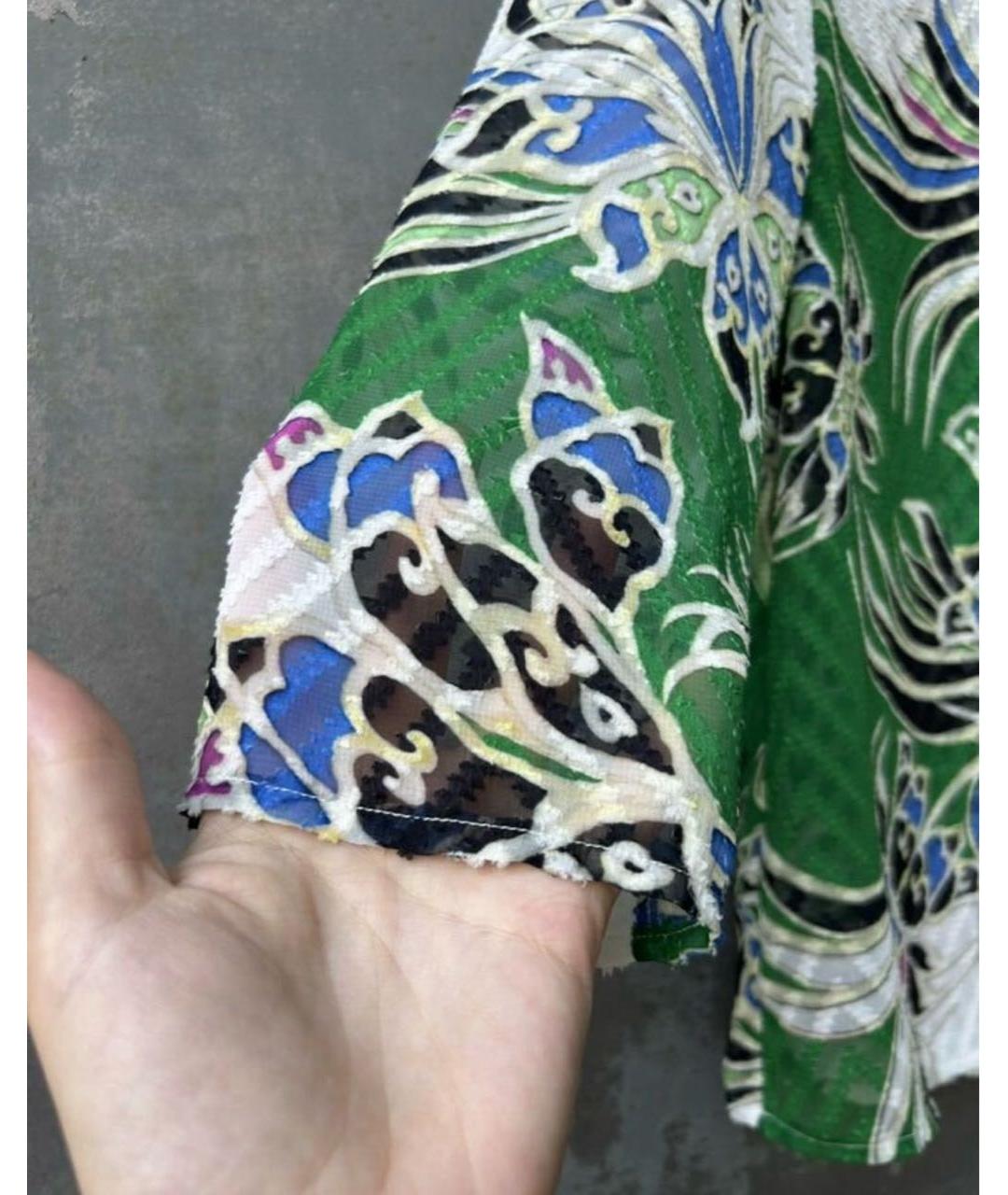 JUST CAVALLI Зеленая блузы, фото 3