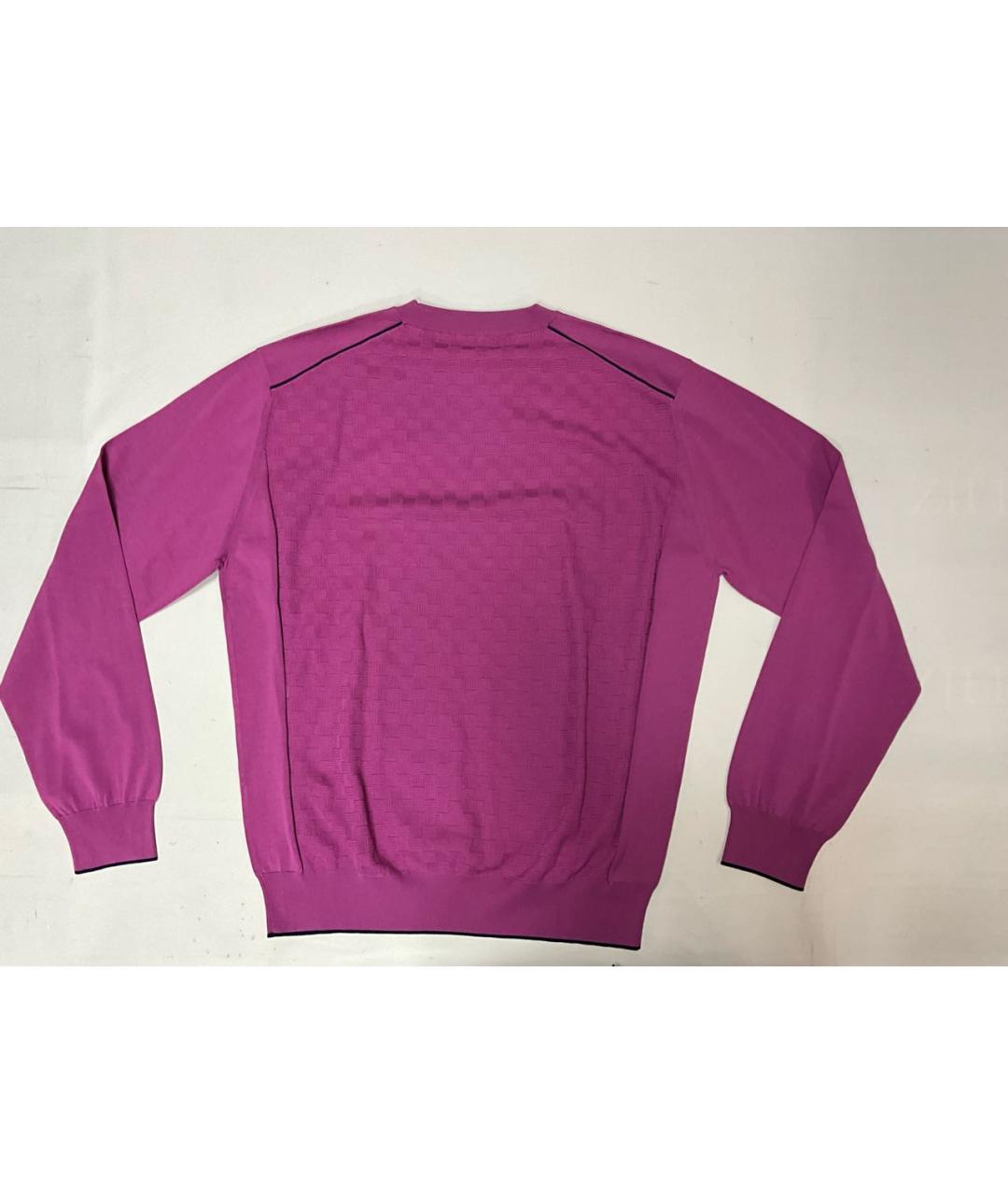 STEFANO RICCI Розовый хлопковый джемпер / свитер, фото 5