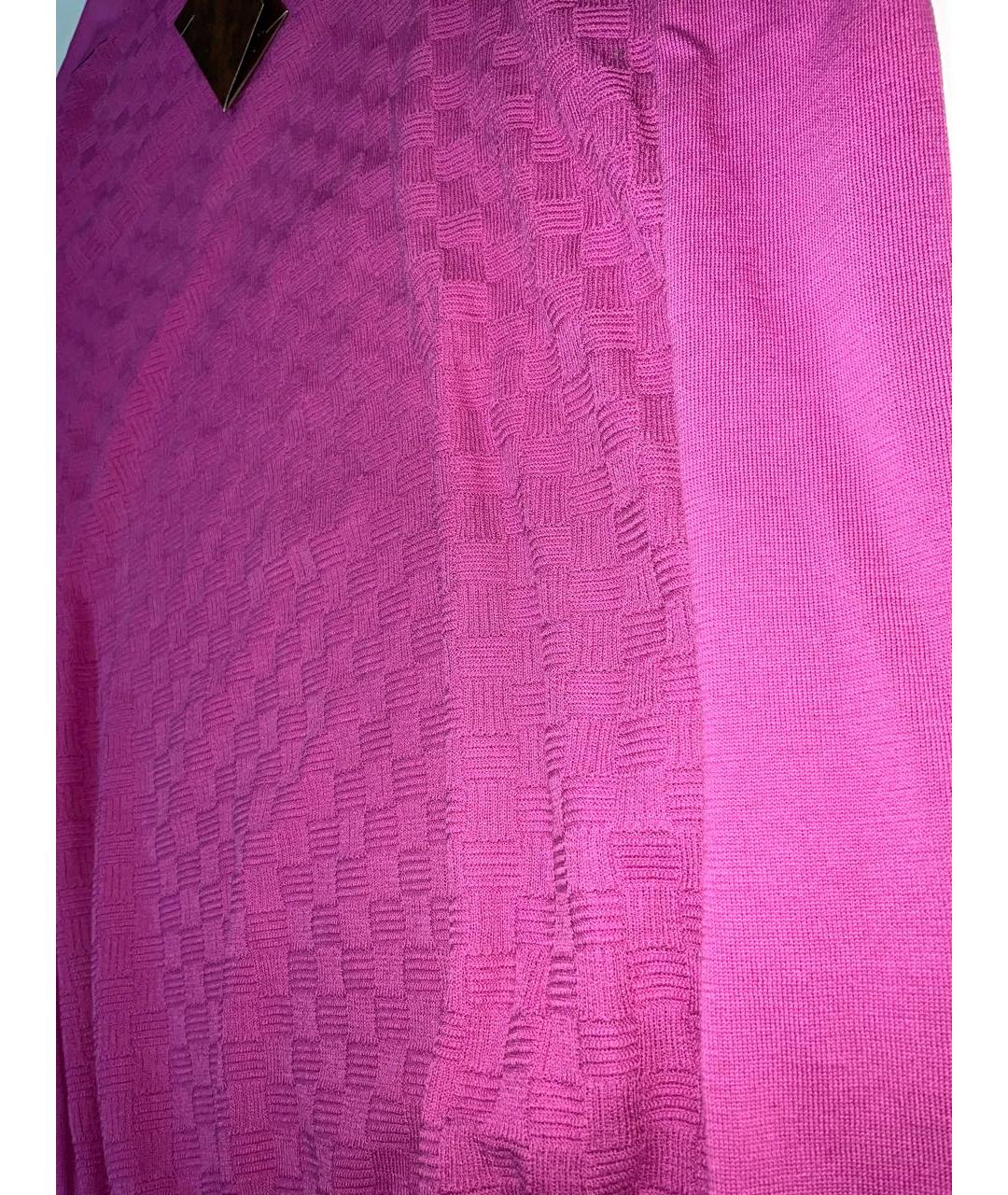 STEFANO RICCI Розовый хлопковый джемпер / свитер, фото 3