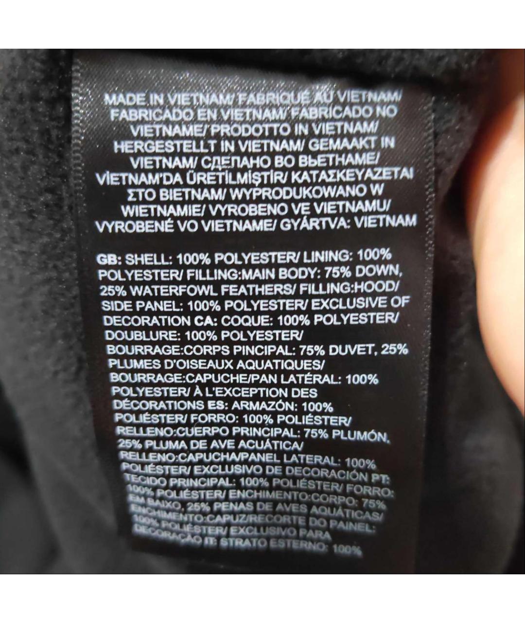 THE NORTH FACE Черный пуховик, фото 4