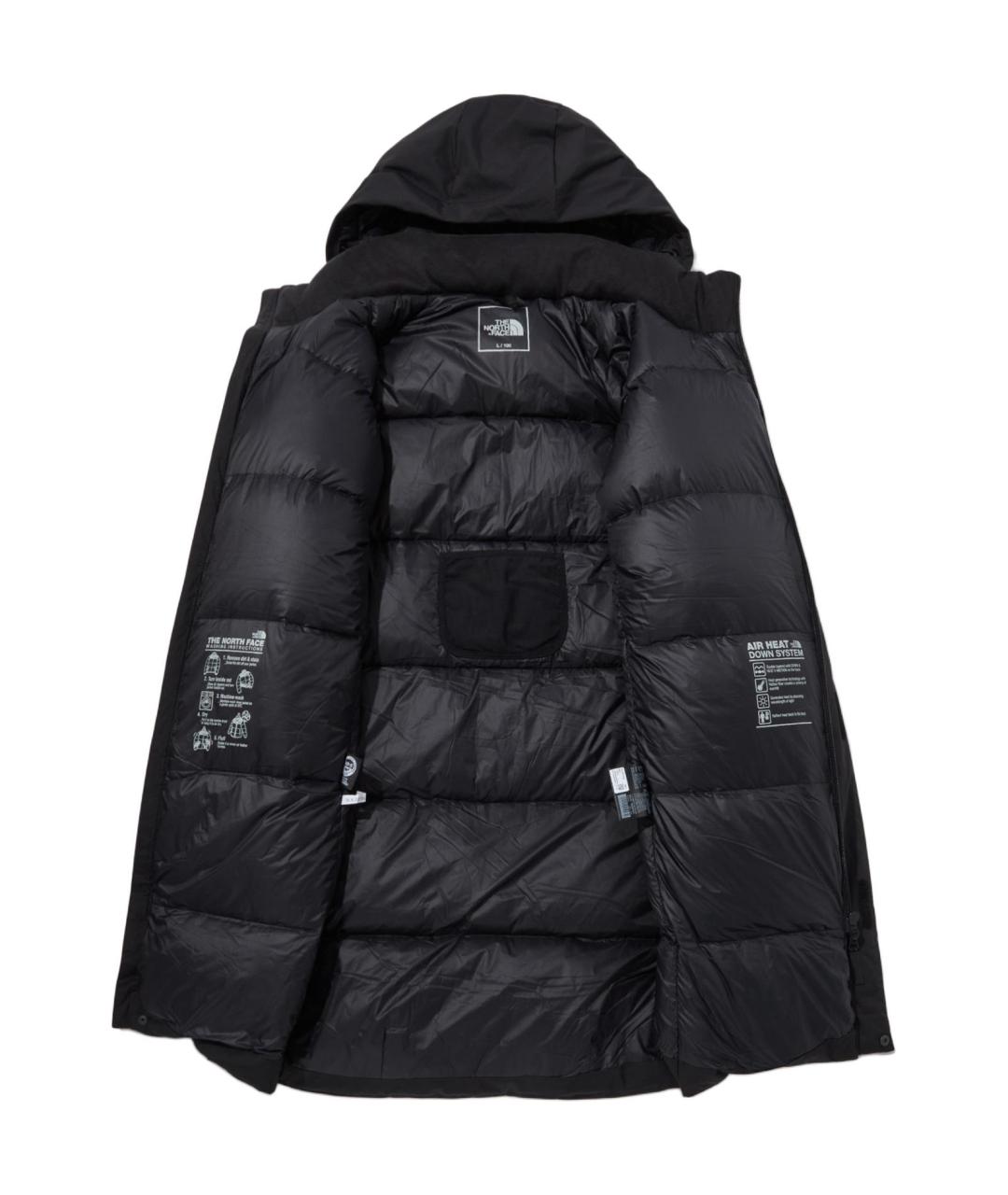 THE NORTH FACE Черный полиамидовый пуховик, фото 3