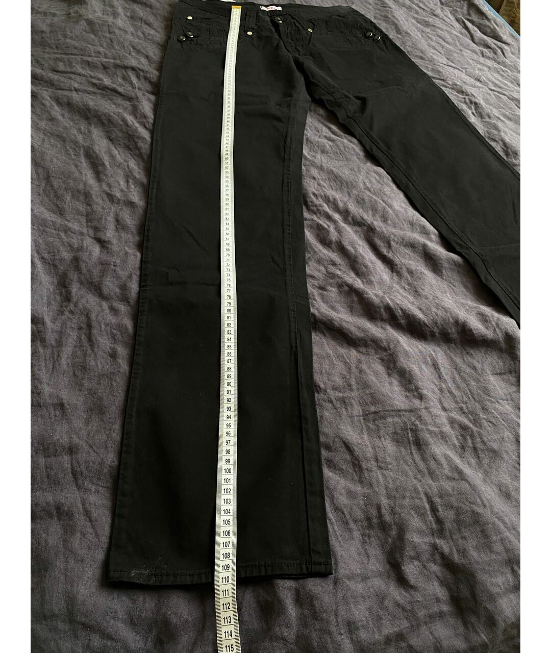 VERSACE JEANS COUTURE Черные хлопковые джинсы, фото 8