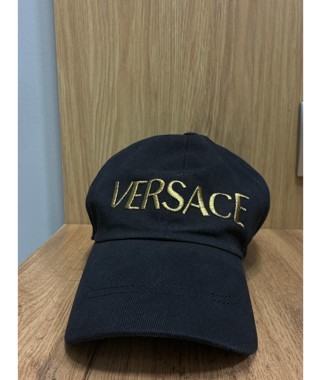 VERSACE Черная кепка/бейсболка, фото 6