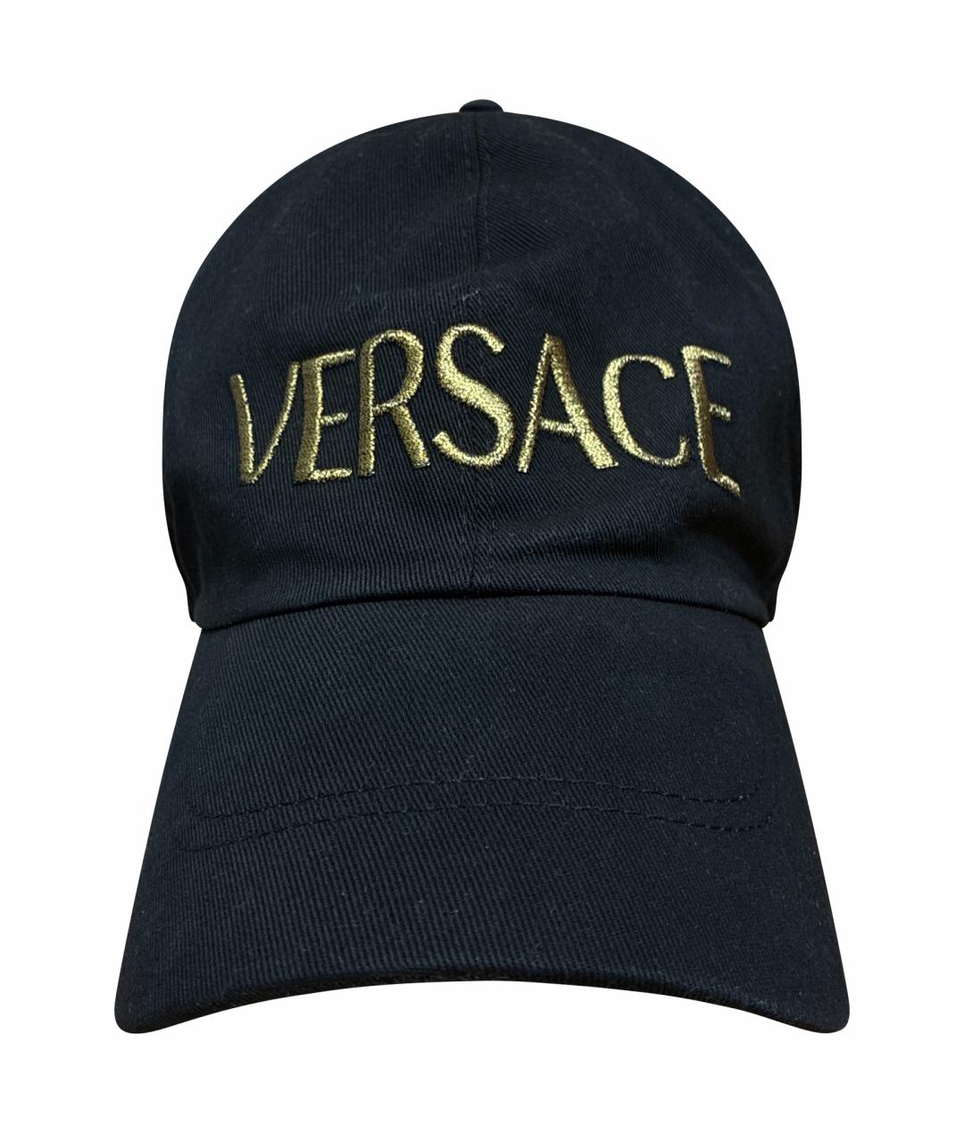 VERSACE Черная кепка/бейсболка, фото 1