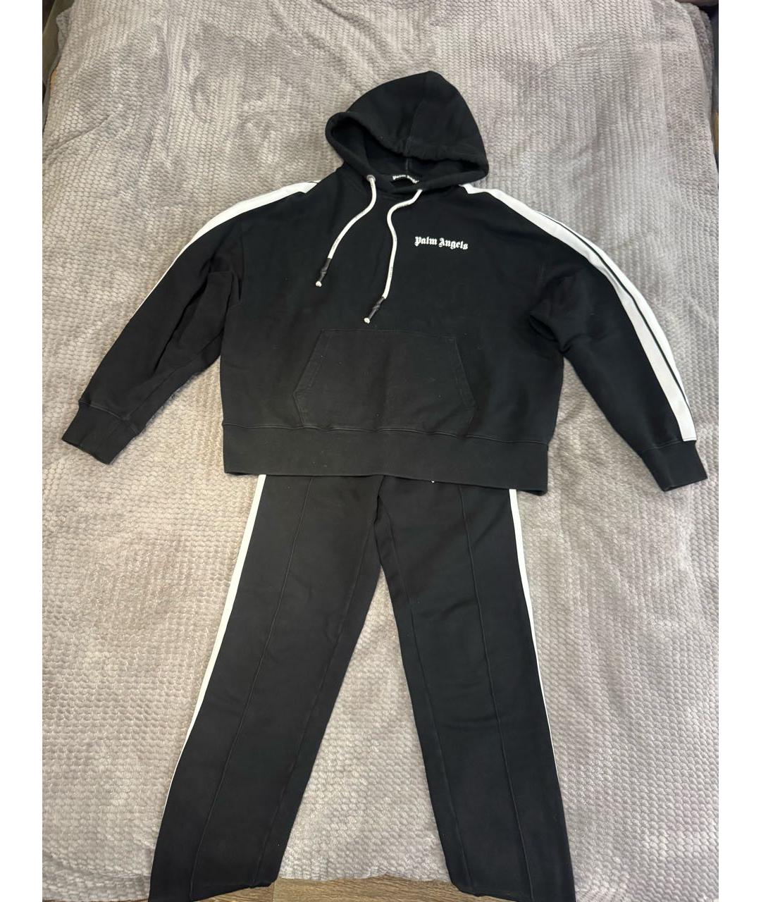 PALM ANGELS Черный хлопковый спортивный костюм, фото 7