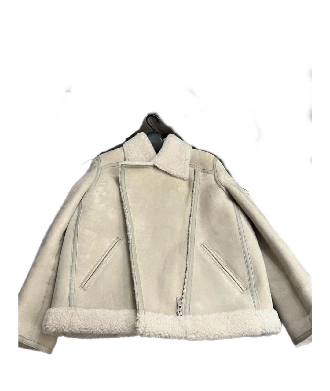 ISABEL MARANT ETOILE Бежевая замшевая дубленка, фото 2