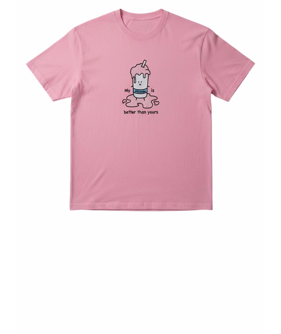 VETEMENTS Розовая хлопковая футболка, фото 1