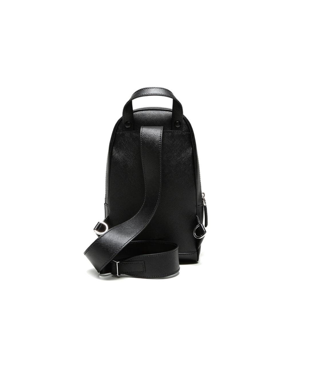 PRADA Черный кожаный рюкзак, фото 3