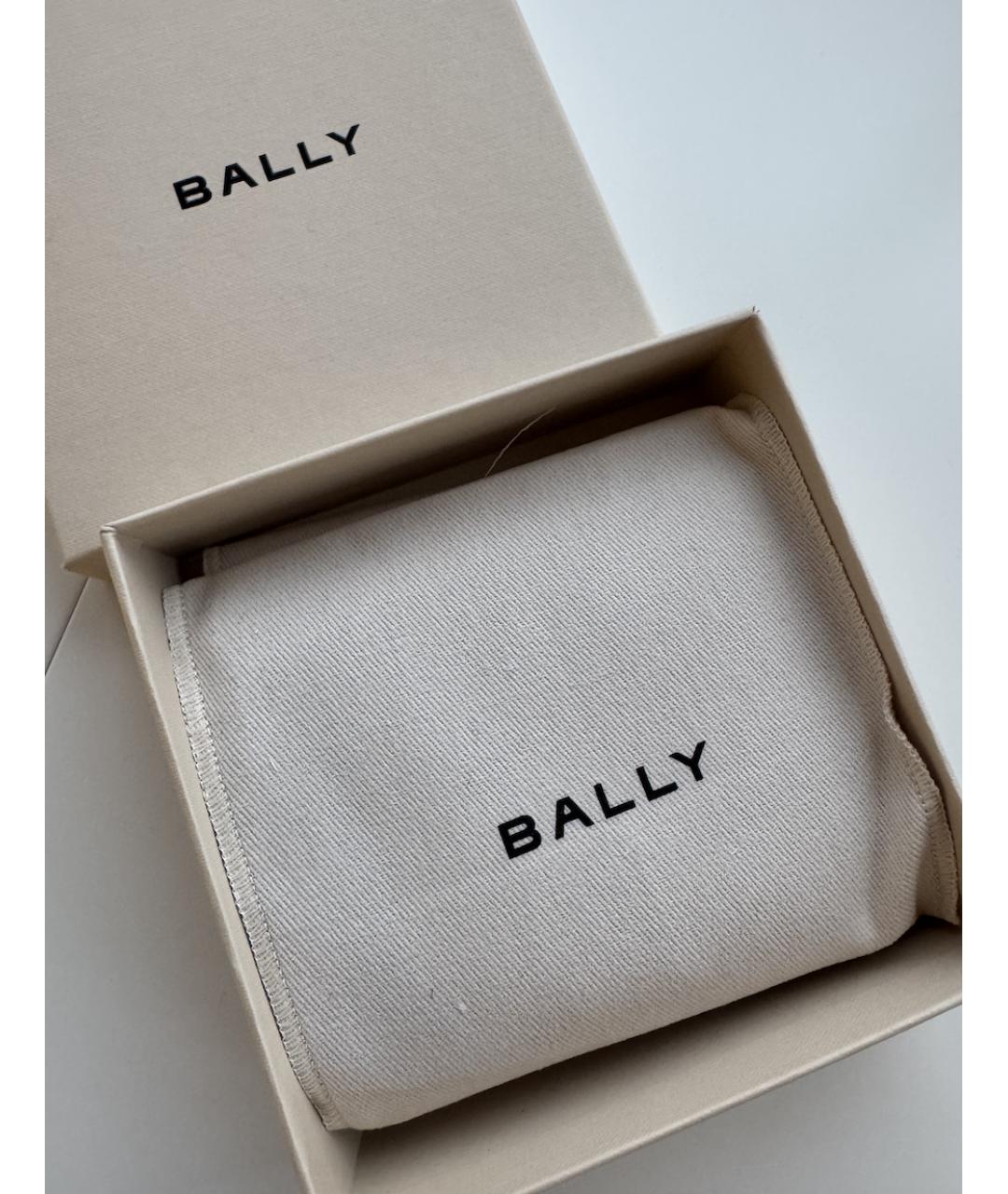 BALLY Голубой кожаный кошелек, фото 8