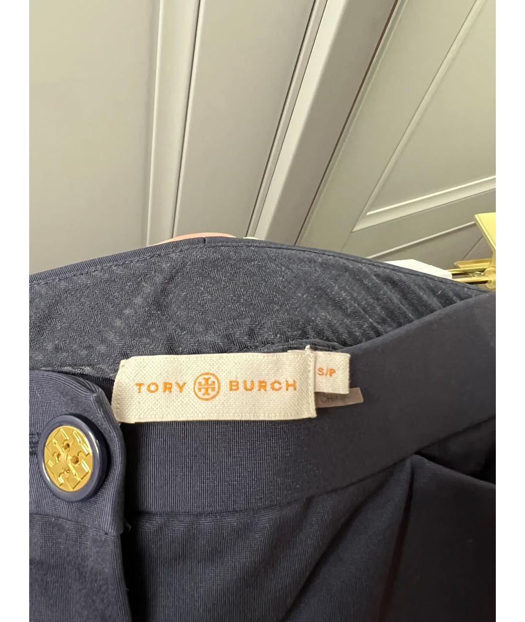 TORY BURCH Темно-синие шорты, фото 4