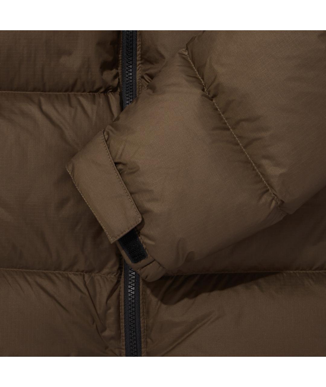 THE NORTH FACE Коричневый пуховик, фото 8