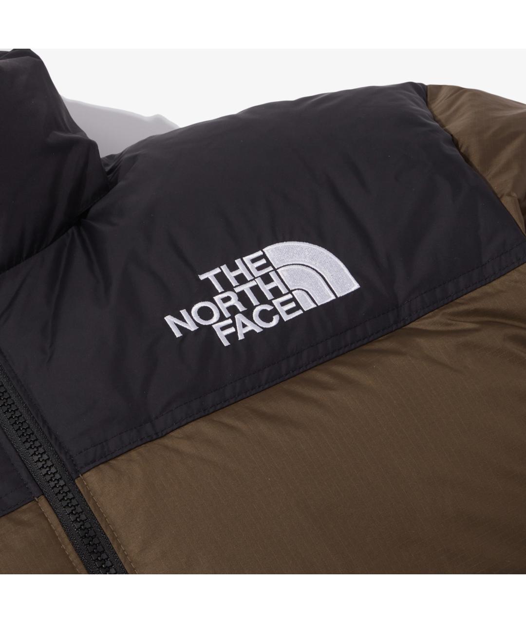 THE NORTH FACE Коричневый пуховик, фото 4
