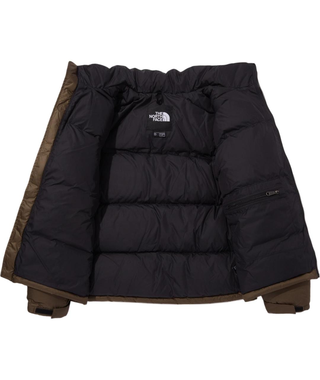 THE NORTH FACE Коричневый пуховик, фото 3