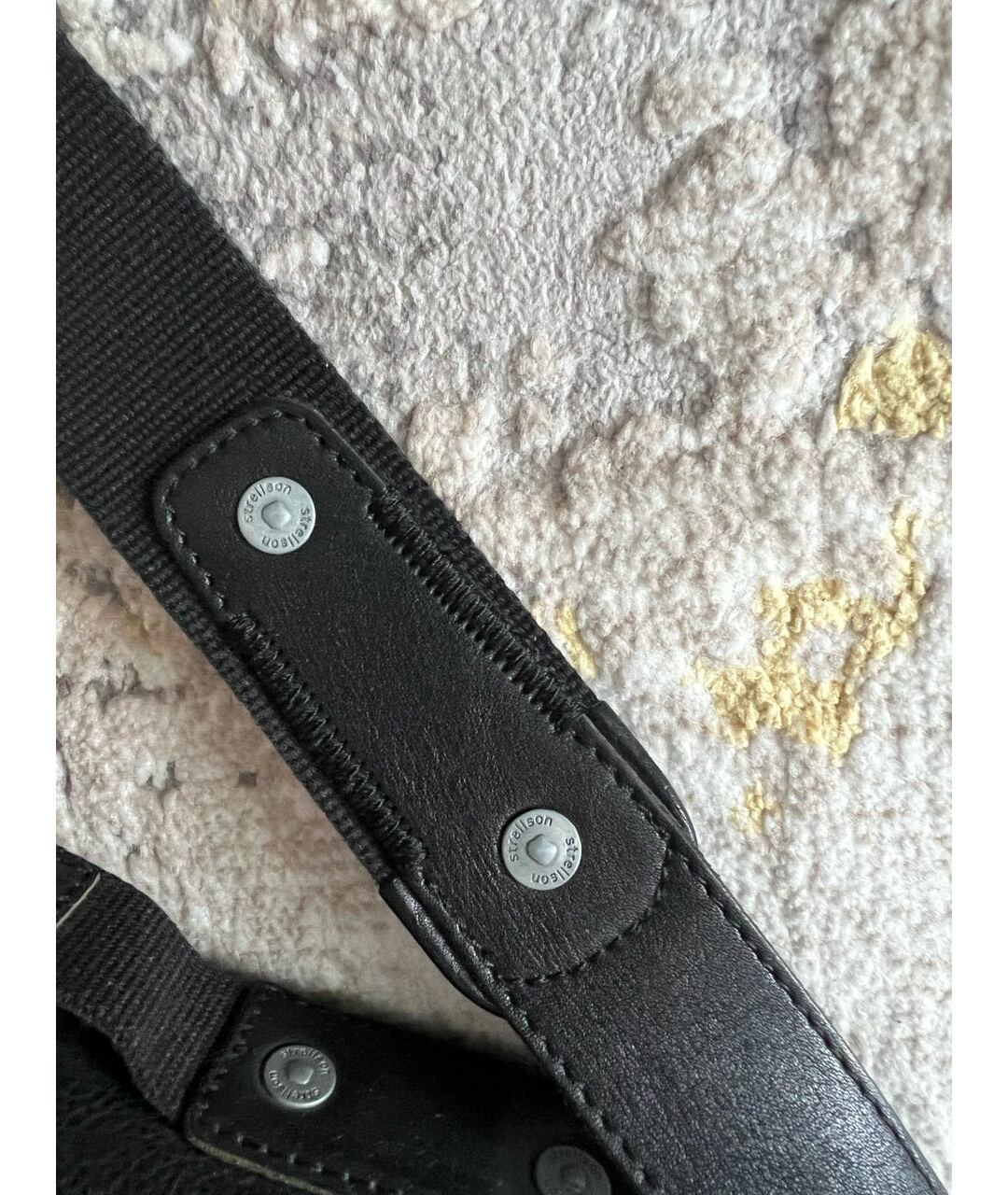STRELLSON Черный кожаный портфель, фото 5