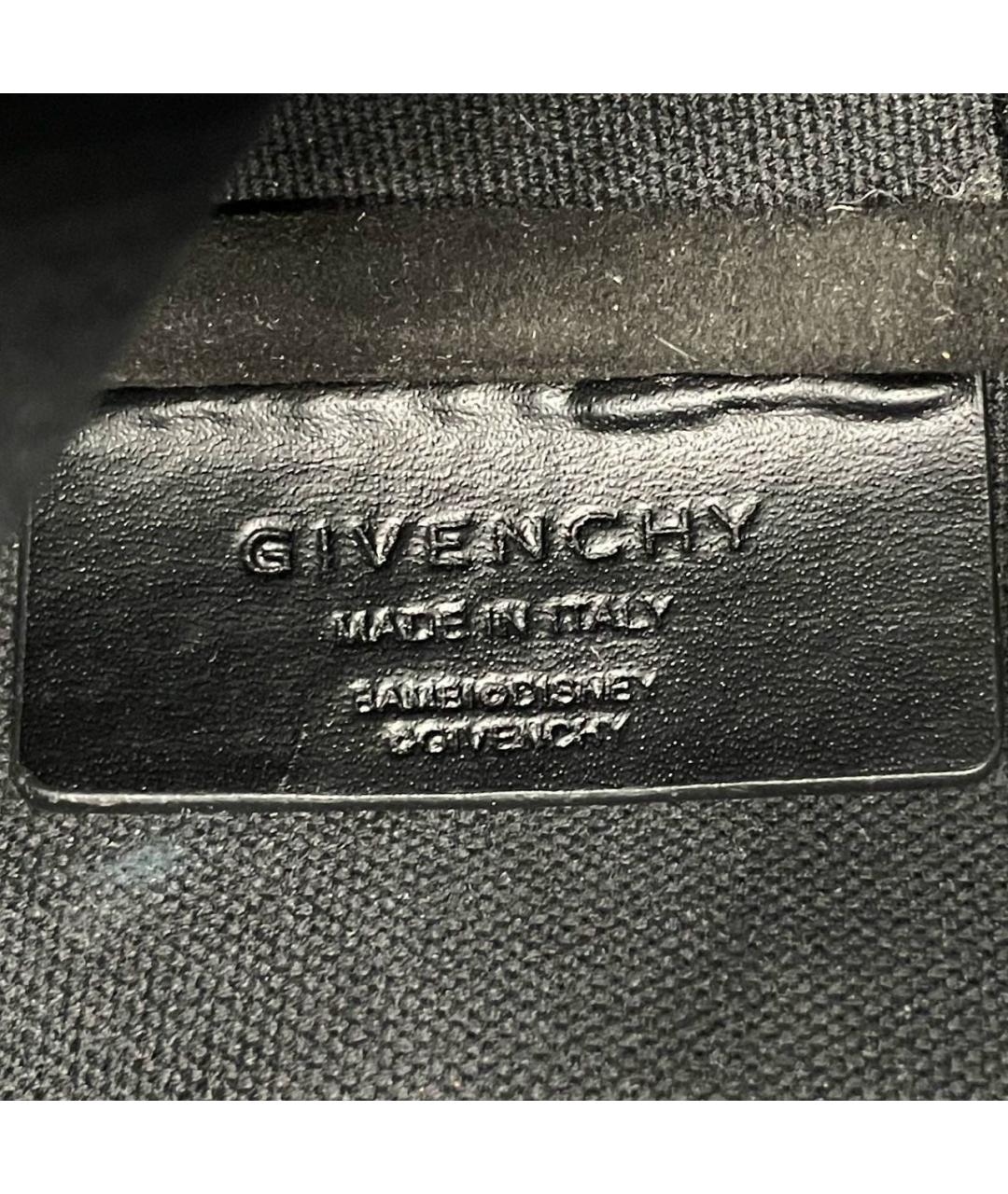 GIVENCHY Черная кожаная сумка тоут, фото 6