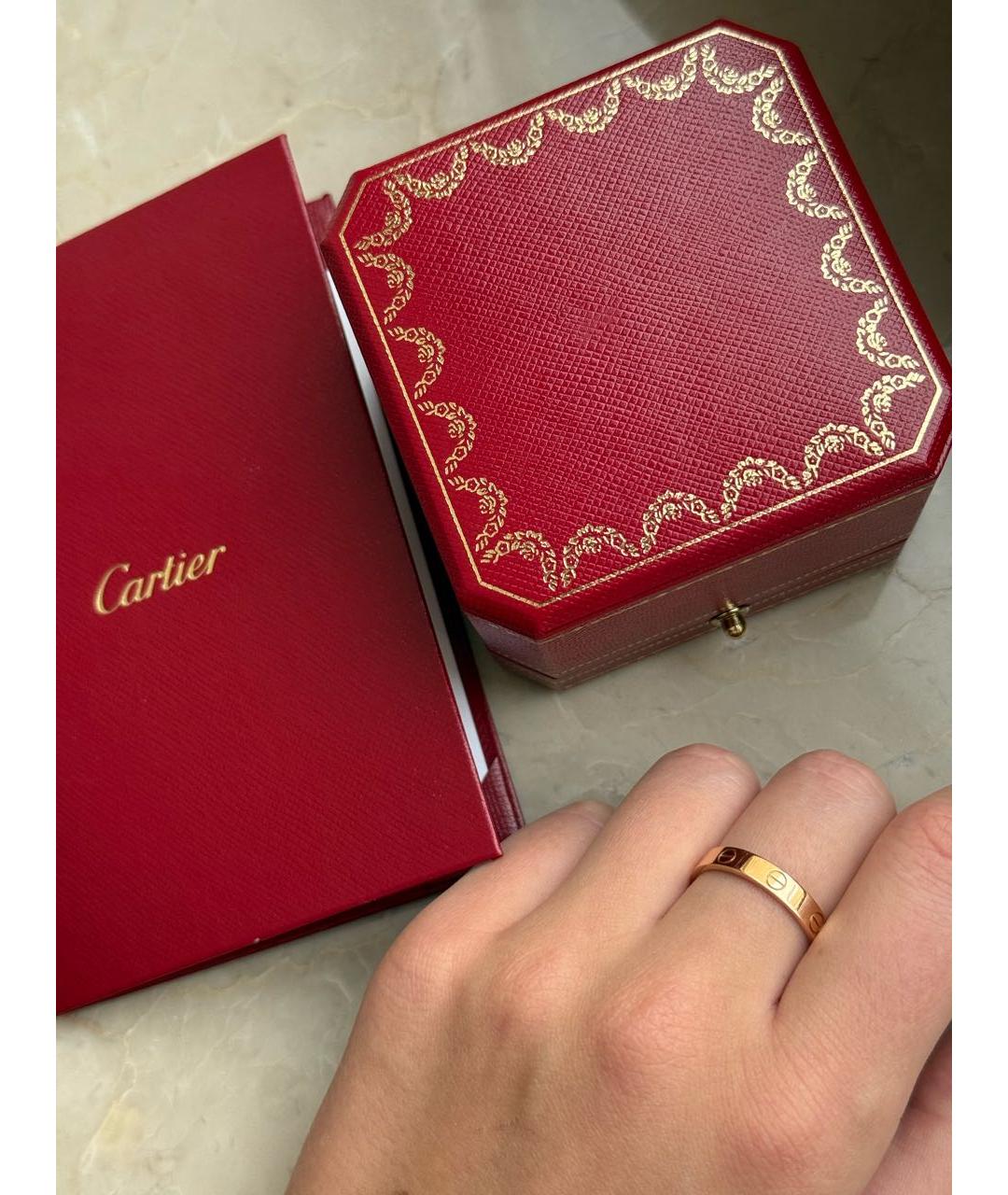 CARTIER Золотое кольцо из розового золота, фото 5