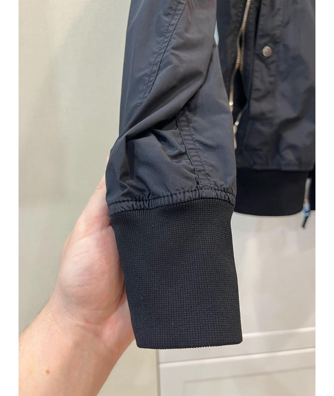 STONE ISLAND Темно-синяя полиамидовая куртка, фото 7