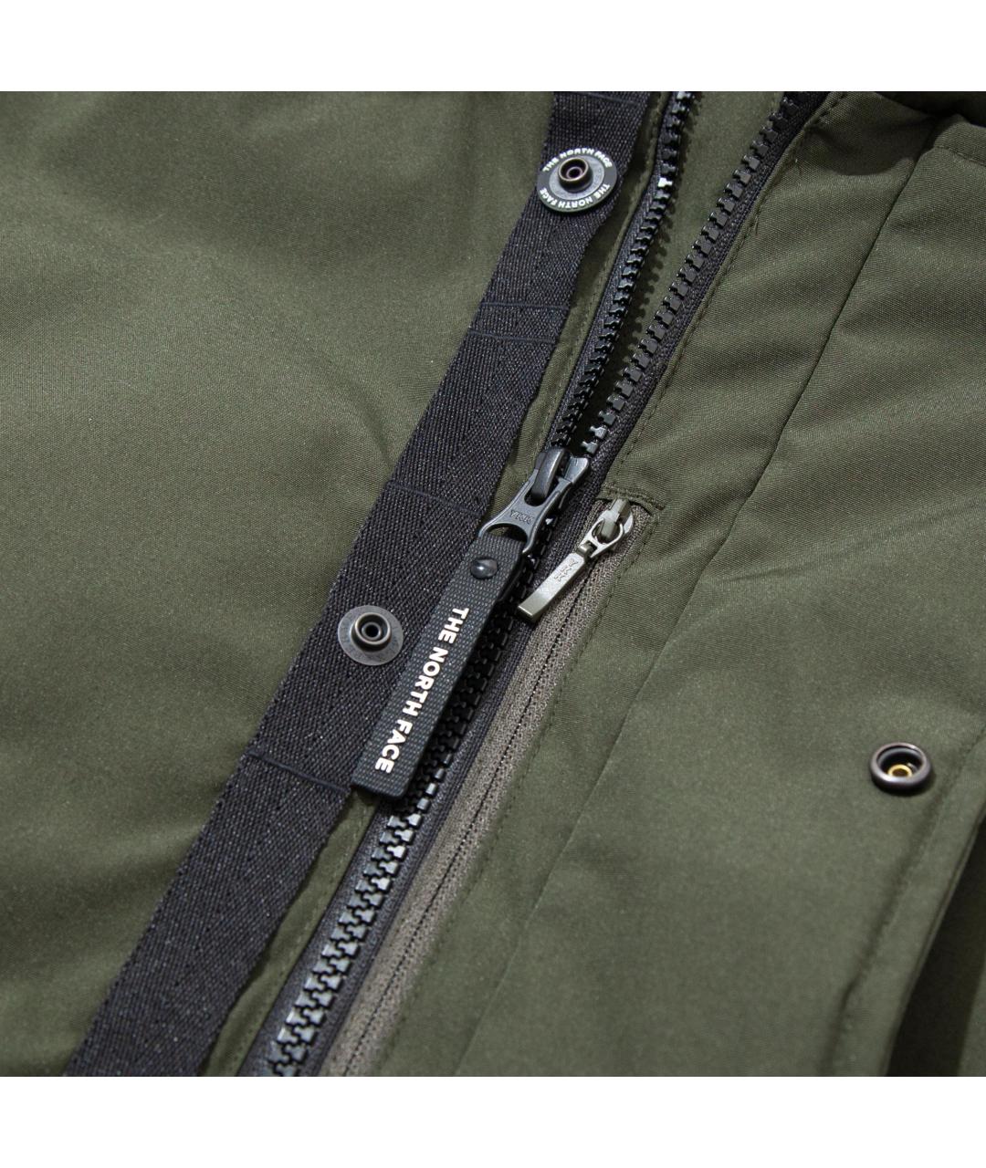 THE NORTH FACE Зеленый полиамидовый пуховик, фото 4