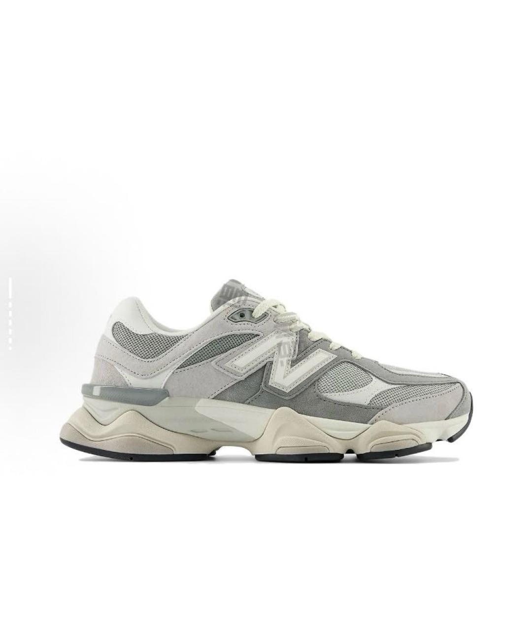 NEW BALANCE Серые замшевые низкие кроссовки / кеды, фото 6