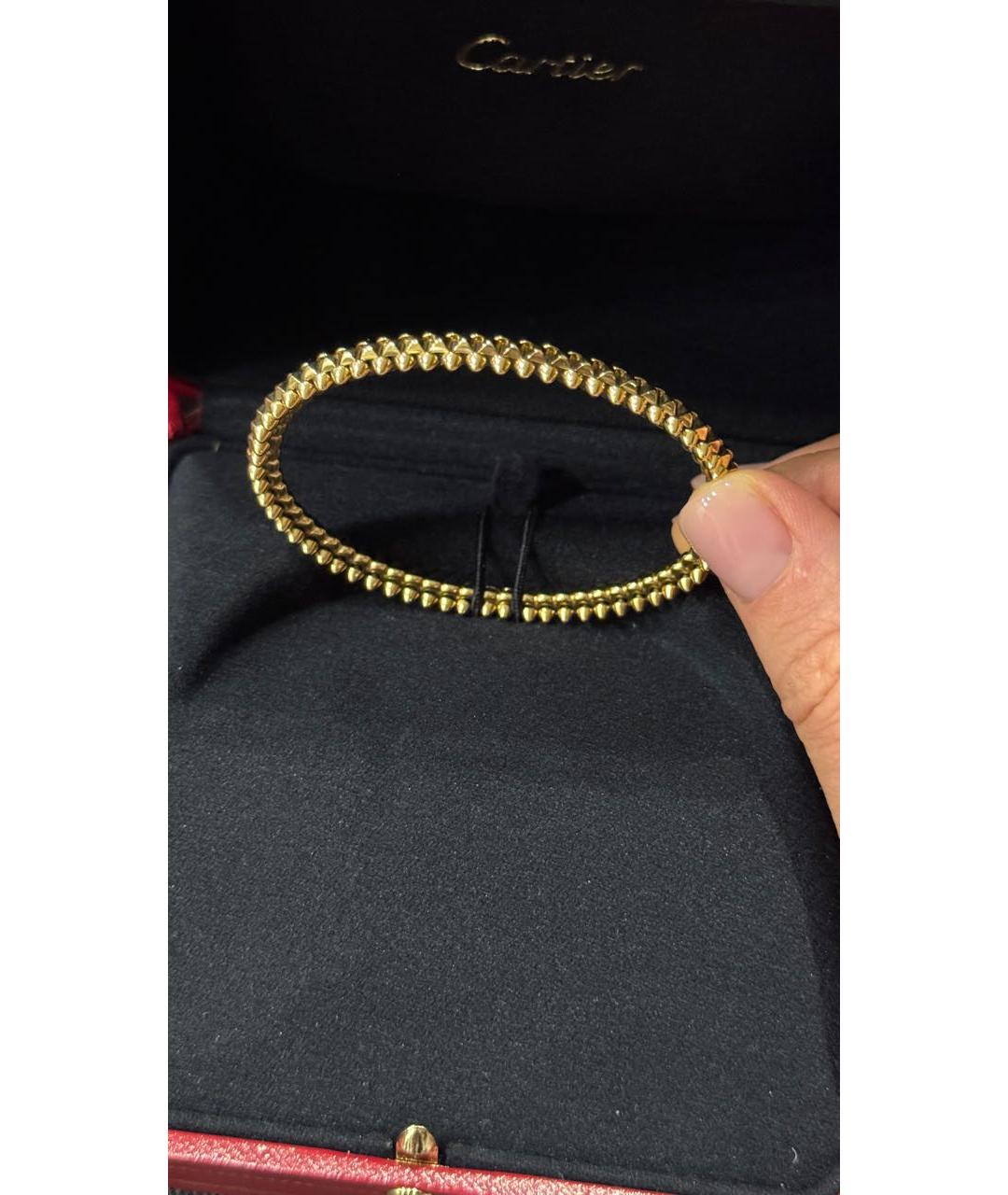 CARTIER Желтый браслет из желтого золота, фото 2