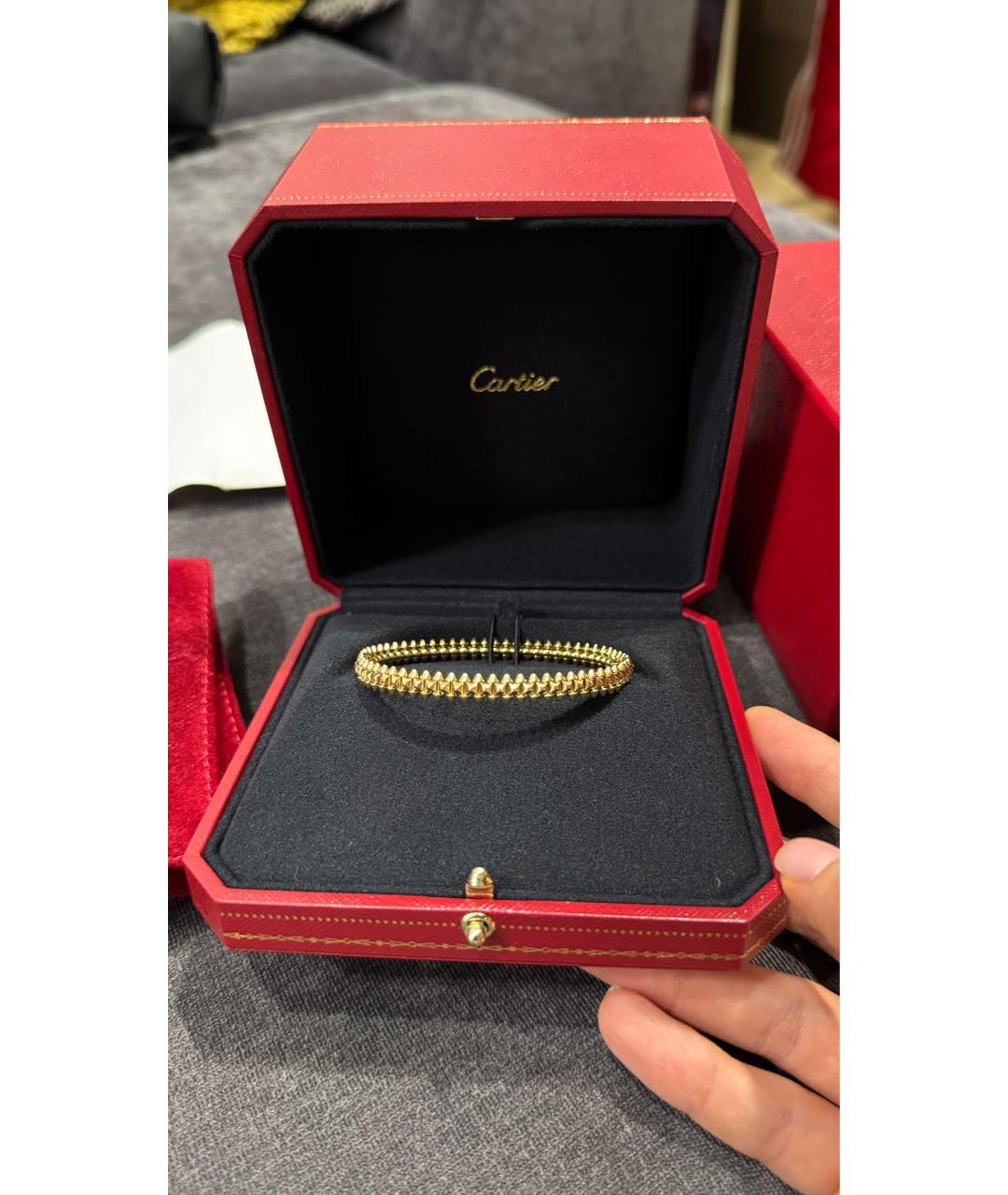 CARTIER Желтый браслет из желтого золота, фото 5