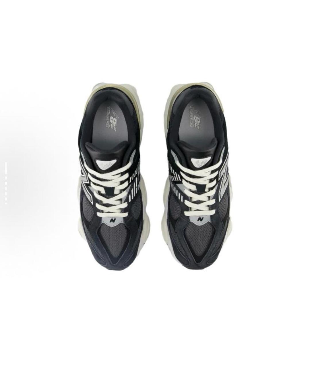 NEW BALANCE Черные текстильные низкие кроссовки / кеды, фото 4