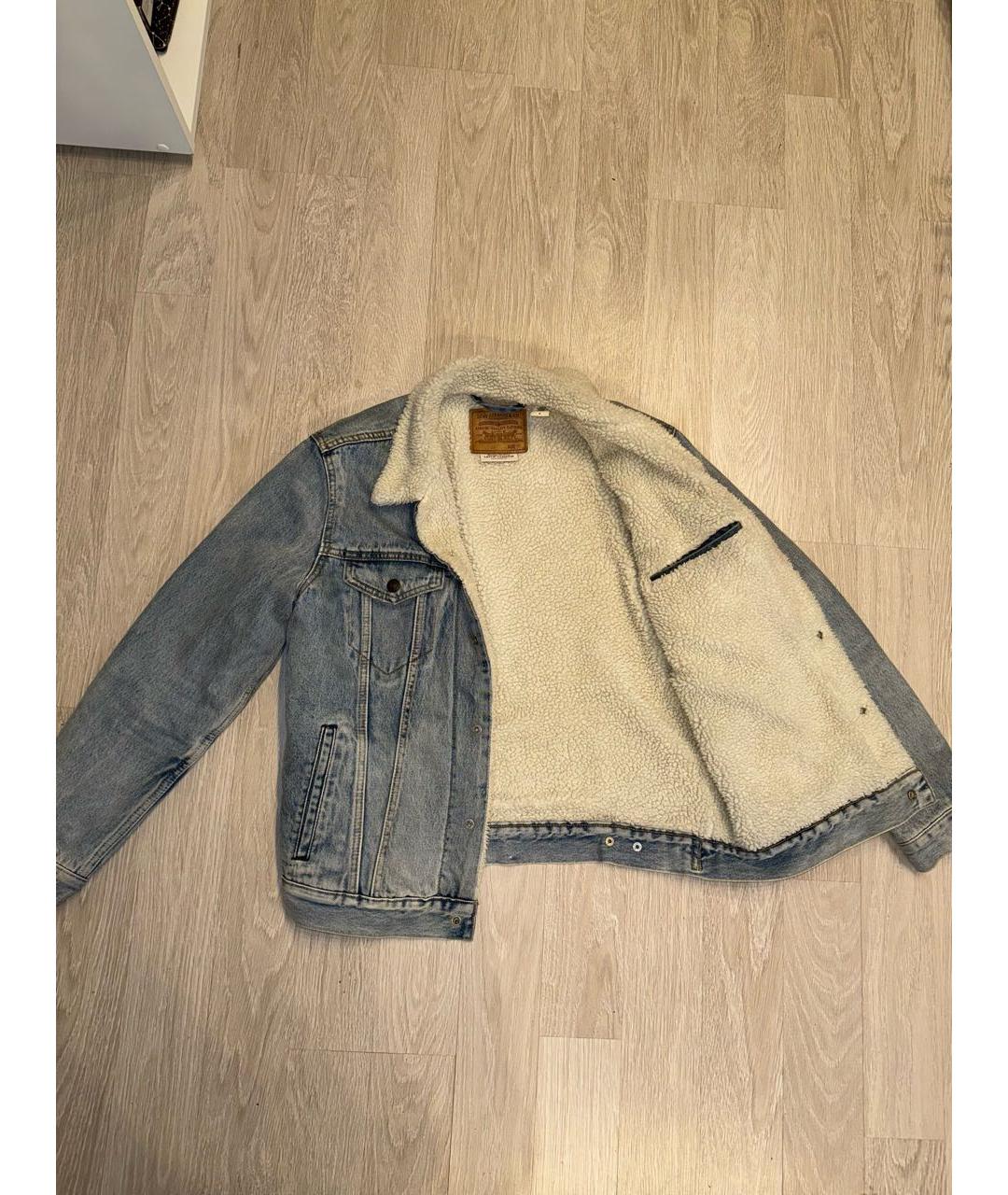 LEVI'S Голубая деним куртка, фото 4