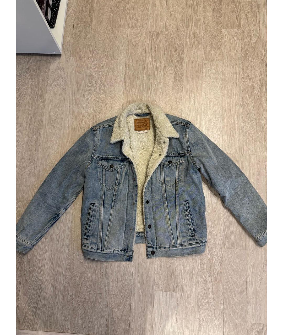 LEVI'S Голубая деним куртка, фото 5