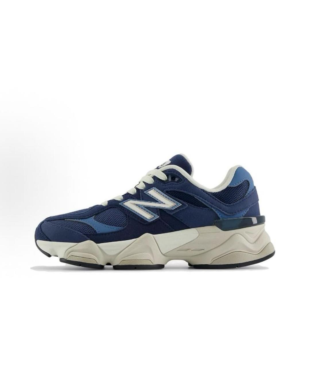 NEW BALANCE Синие замшевые низкие кроссовки / кеды, фото 2