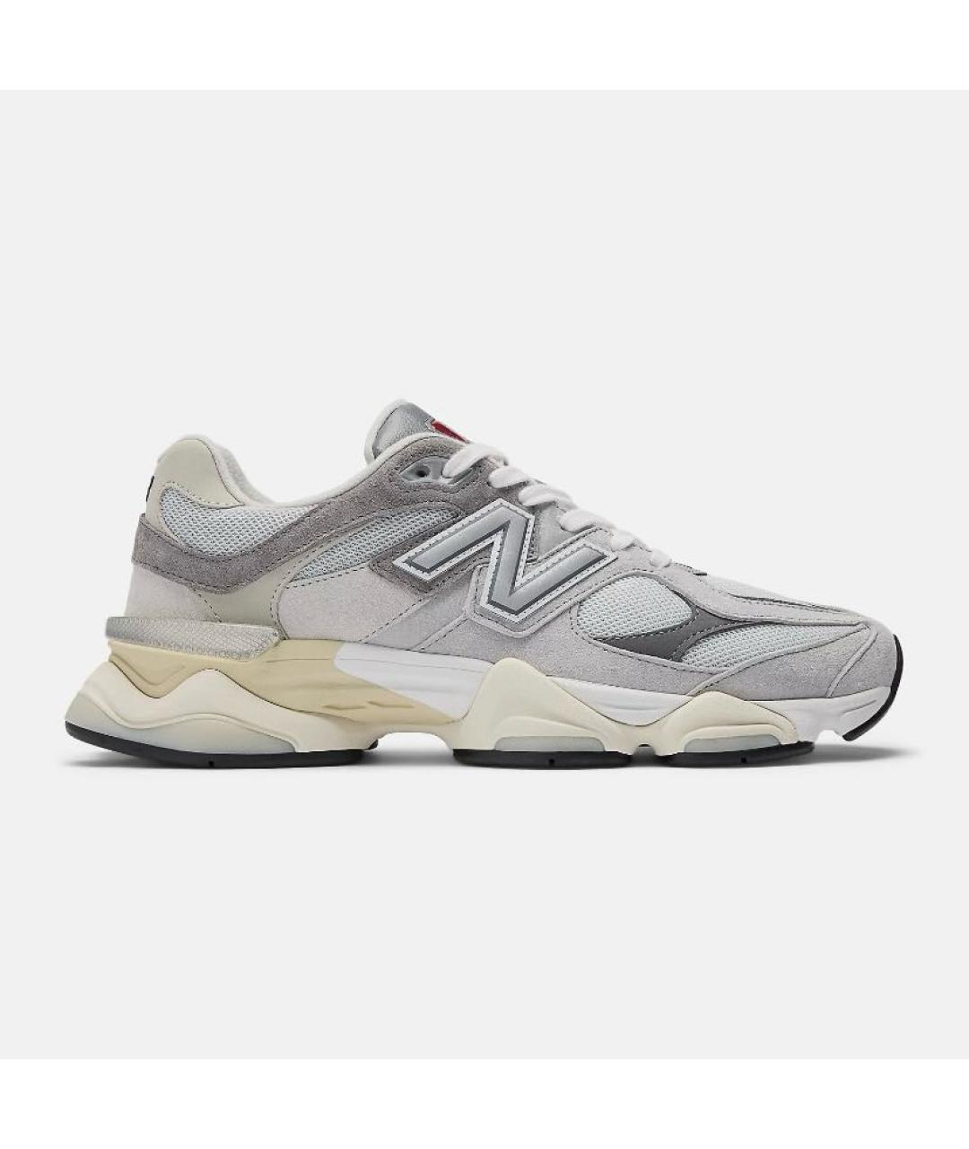 NEW BALANCE Серые текстильные низкие кроссовки / кеды, фото 7