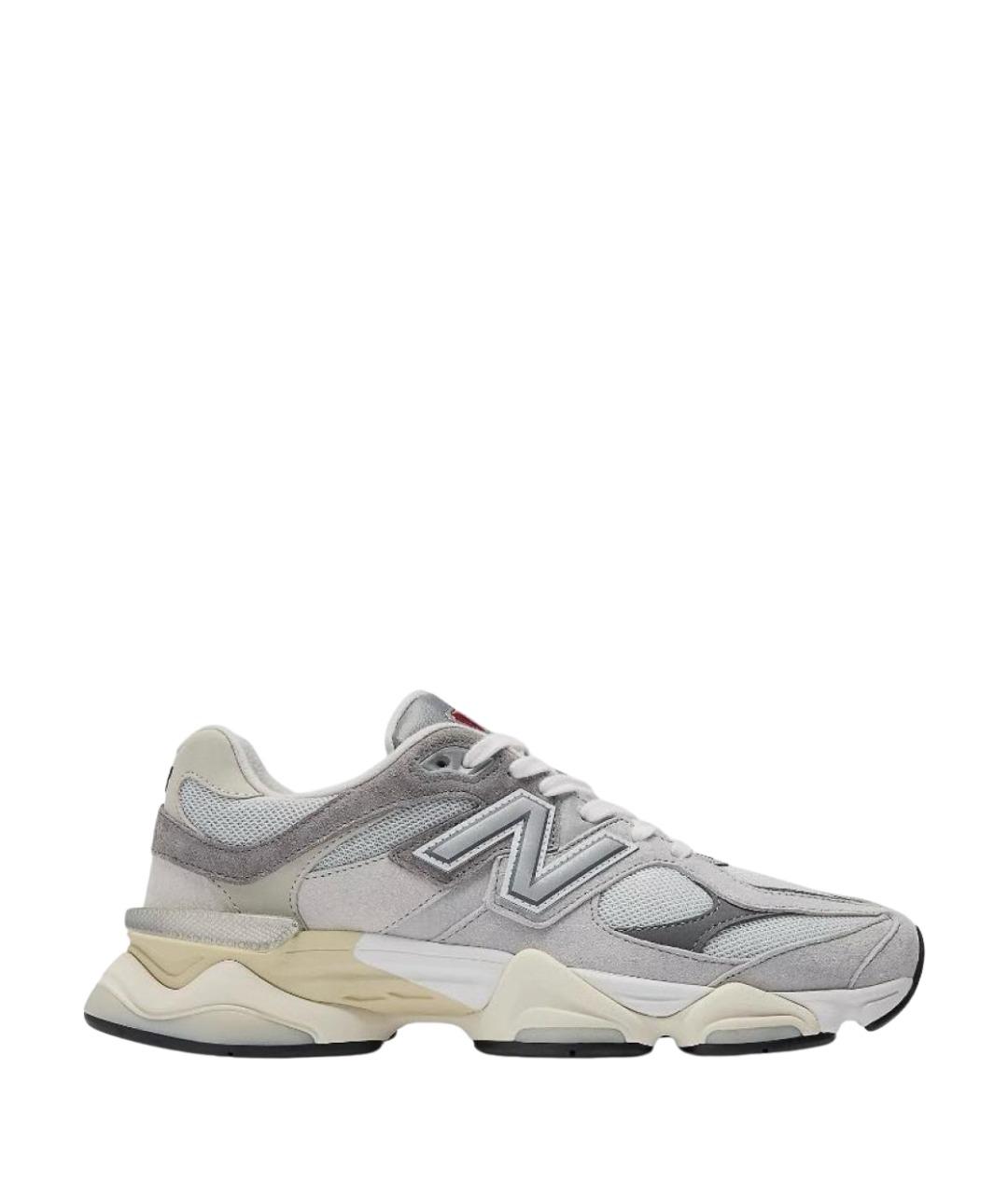 NEW BALANCE Серые текстильные низкие кроссовки / кеды, фото 1