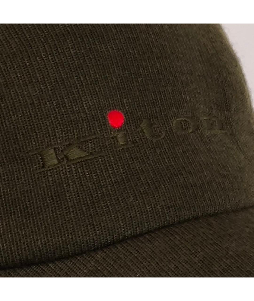 KITON Зеленая кашемировая кепка/бейсболка, фото 4