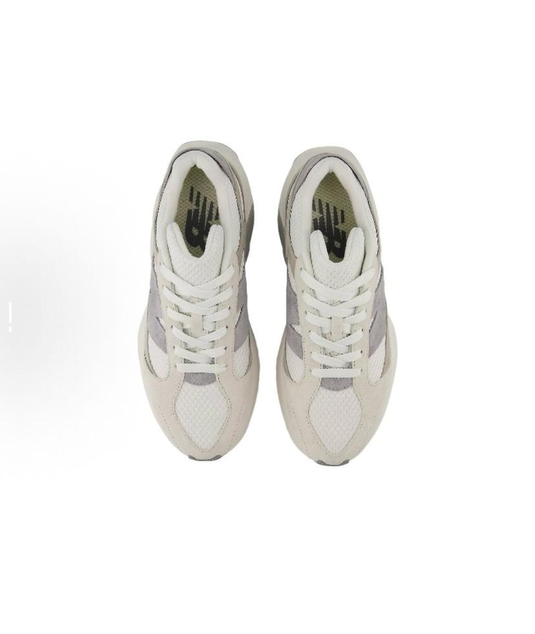 NEW BALANCE Бежевые текстильные низкие кроссовки / кеды, фото 3