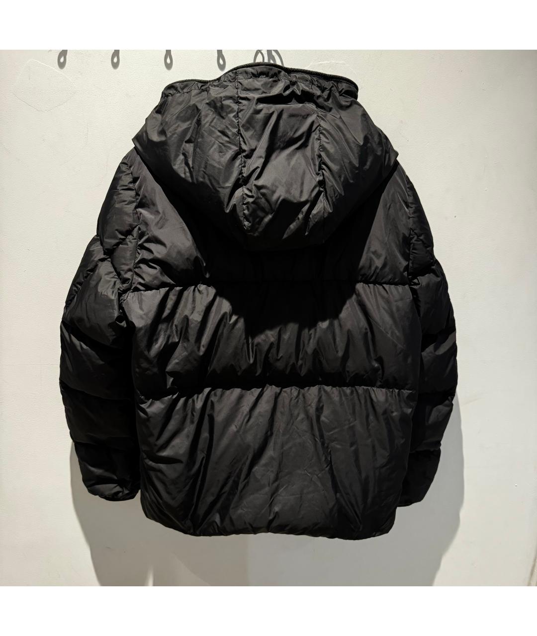 MONCLER Черный пуховик, фото 2