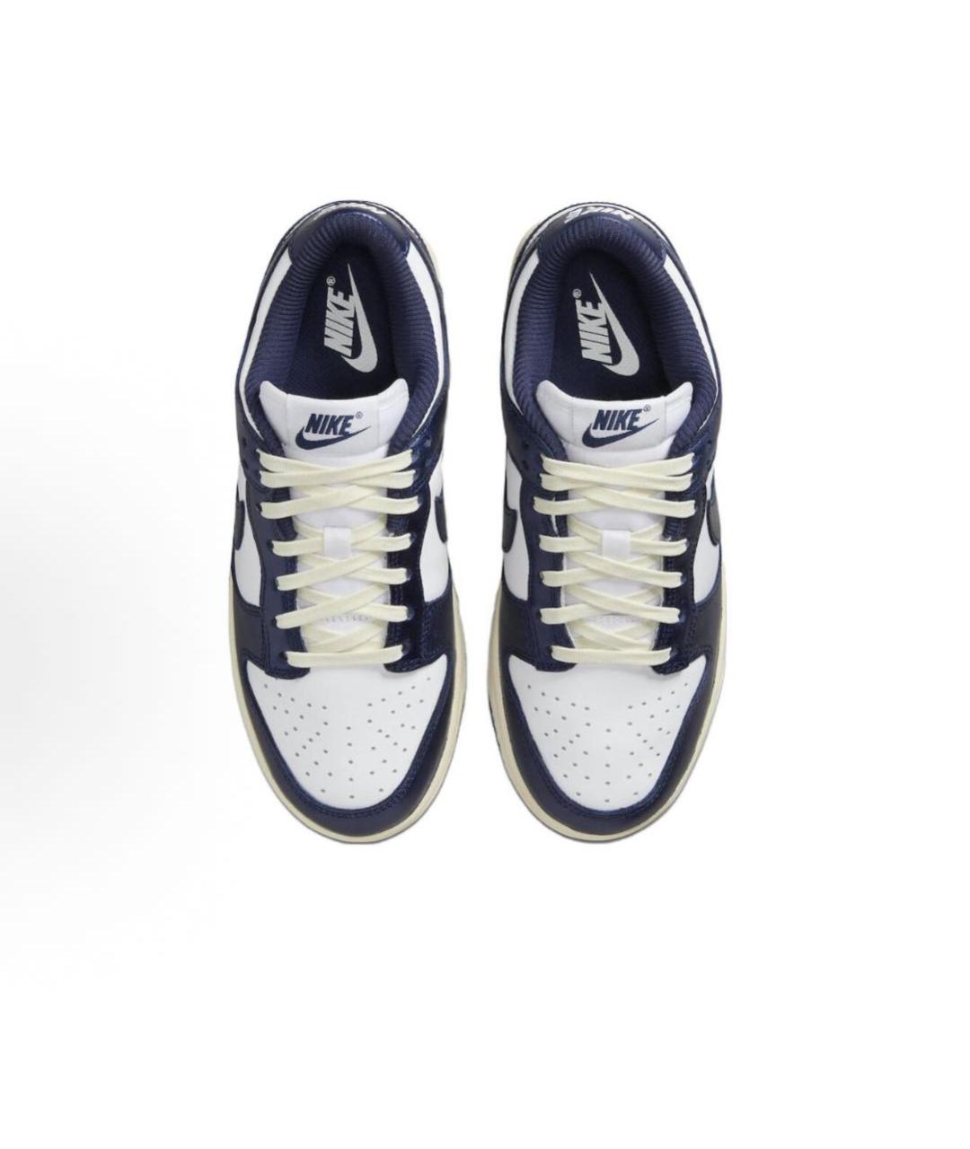 NIKE Темно-синие кожаные кроссовки, фото 3