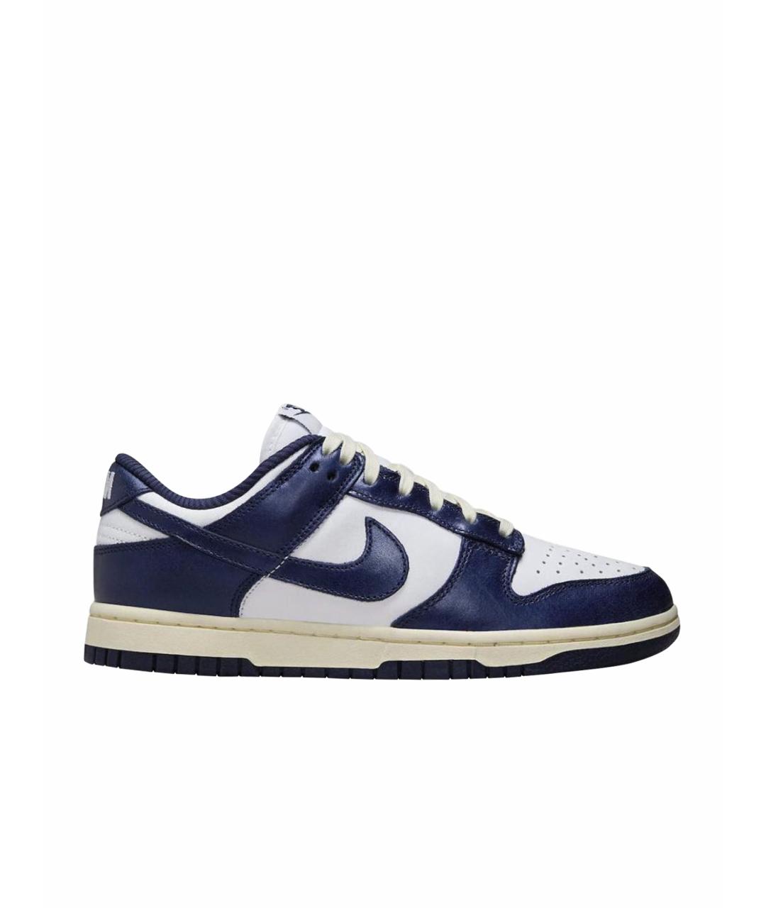 NIKE Темно-синие кожаные кроссовки, фото 1