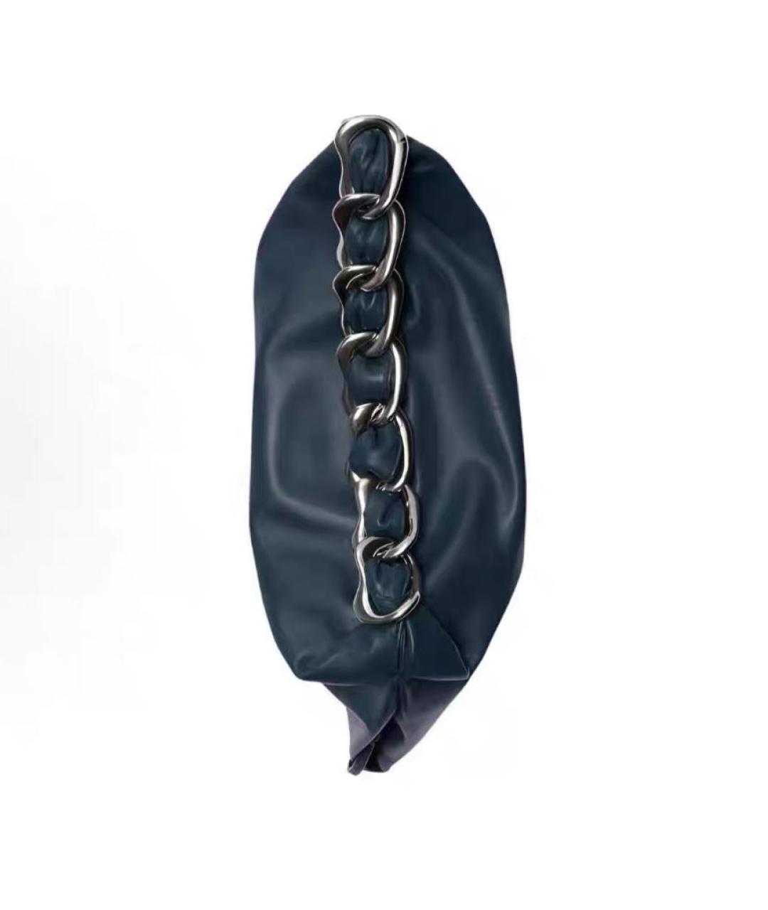 BURBERRY Черная кожаная сумка на плечо, фото 4