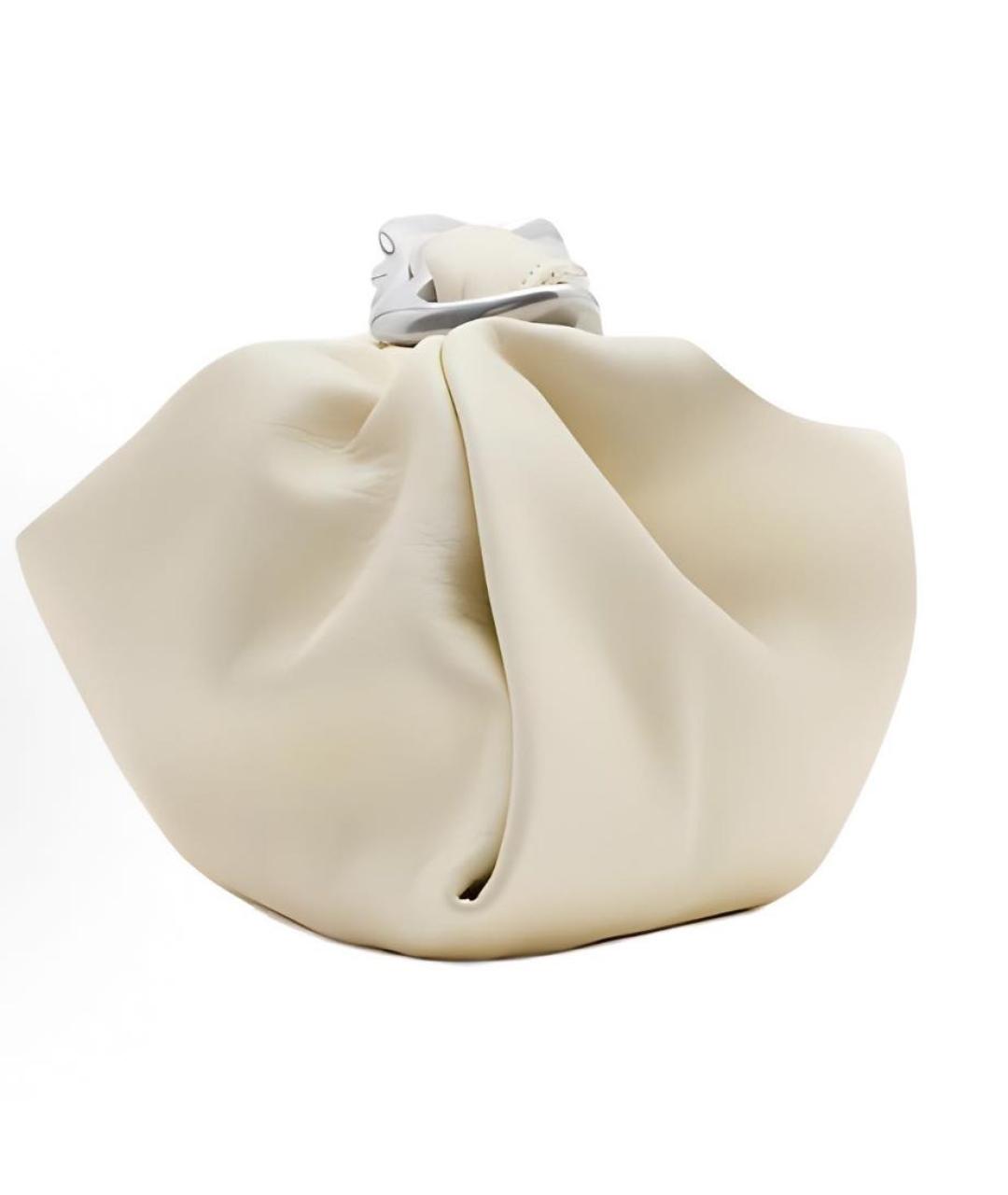 BURBERRY Белая кожаная сумка на плечо, фото 2