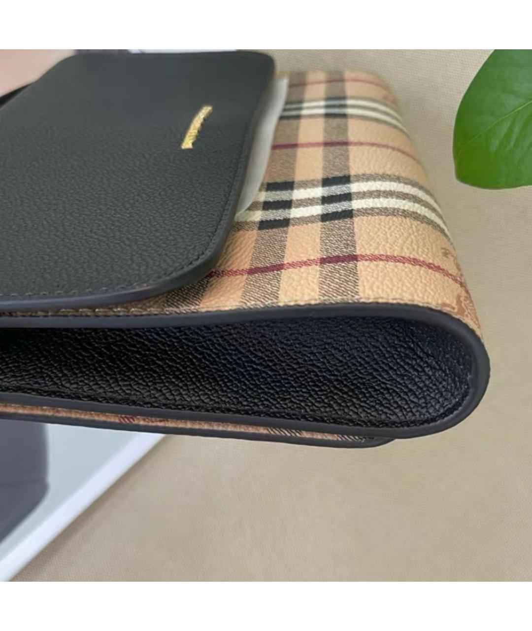BURBERRY Кожаная сумка через плечо, фото 4