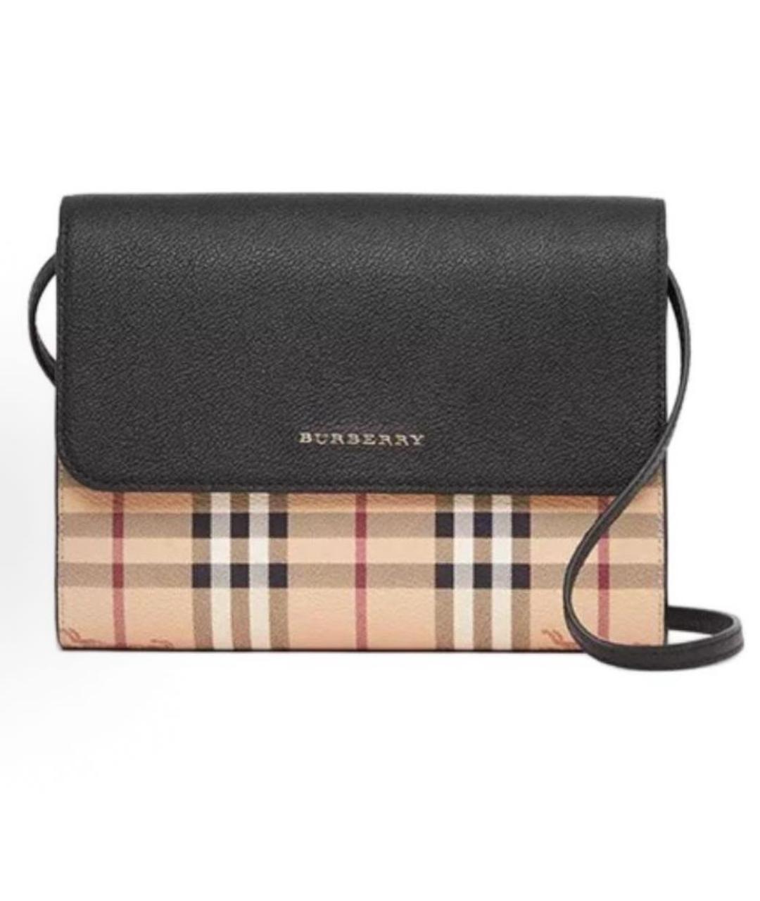 BURBERRY Кожаная сумка через плечо, фото 5