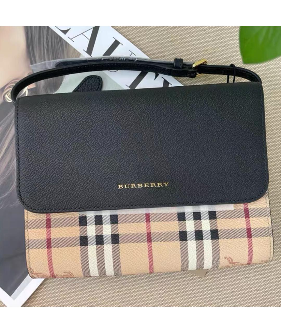 BURBERRY Кожаная сумка через плечо, фото 2