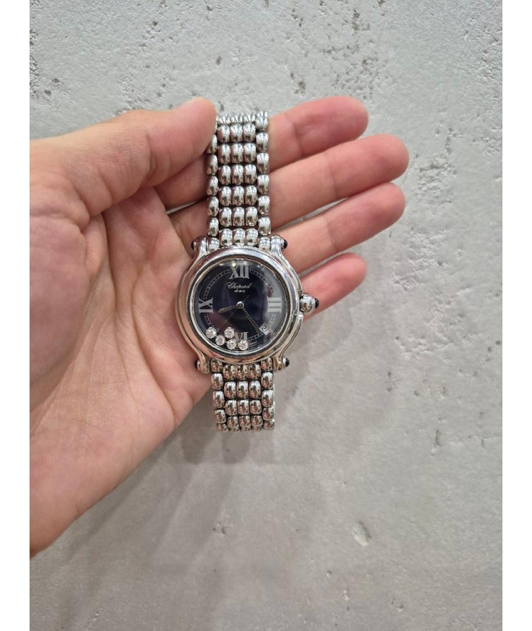 CHOPARD Темно-синие металлические часы, фото 4