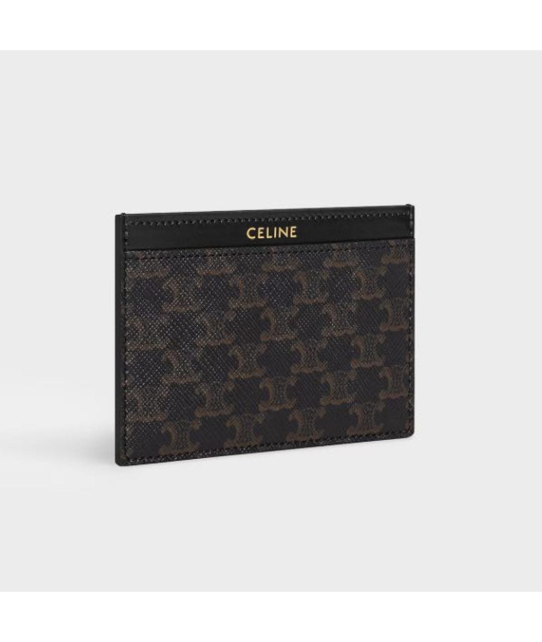 CELINE Коричневый кардхолдер, фото 2