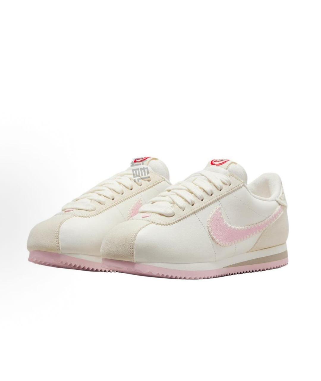 NIKE Белые кожаные кроссовки, фото 4