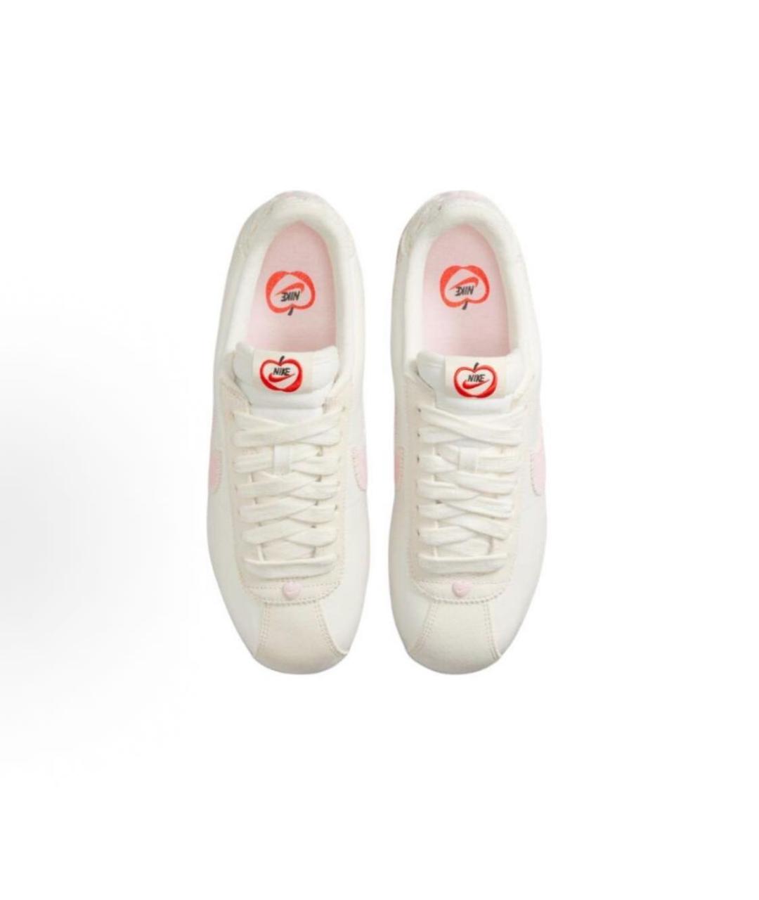 NIKE Белые кожаные кроссовки, фото 3