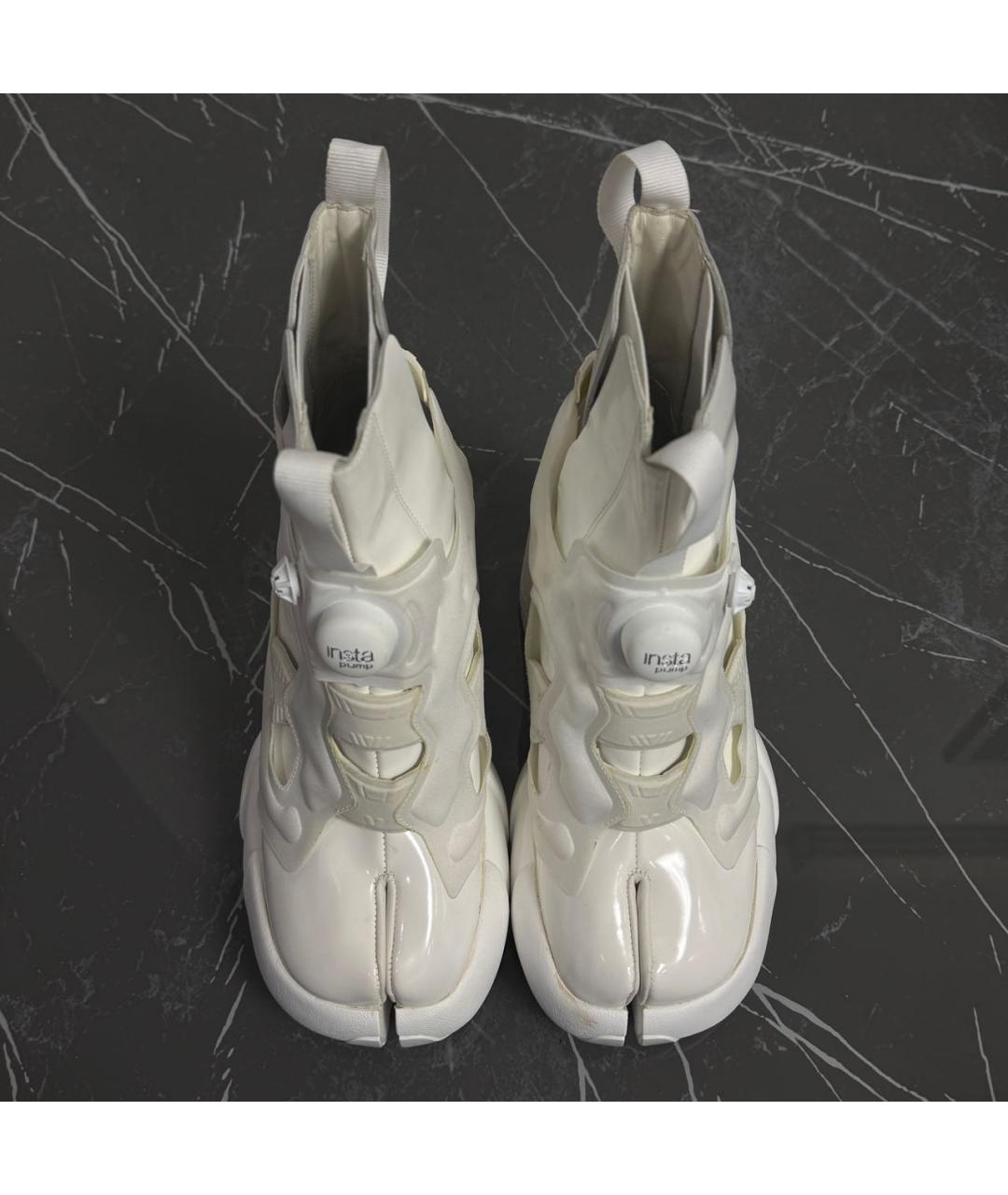 MAISON MARGIELA Белые ботильоны из лакированной кожи, фото 2
