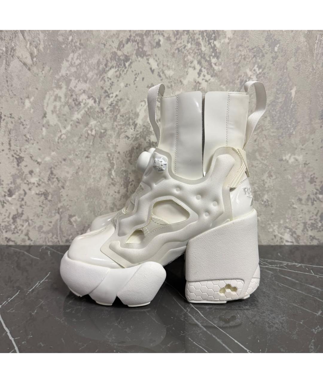MAISON MARGIELA Белые ботильоны из лакированной кожи, фото 9