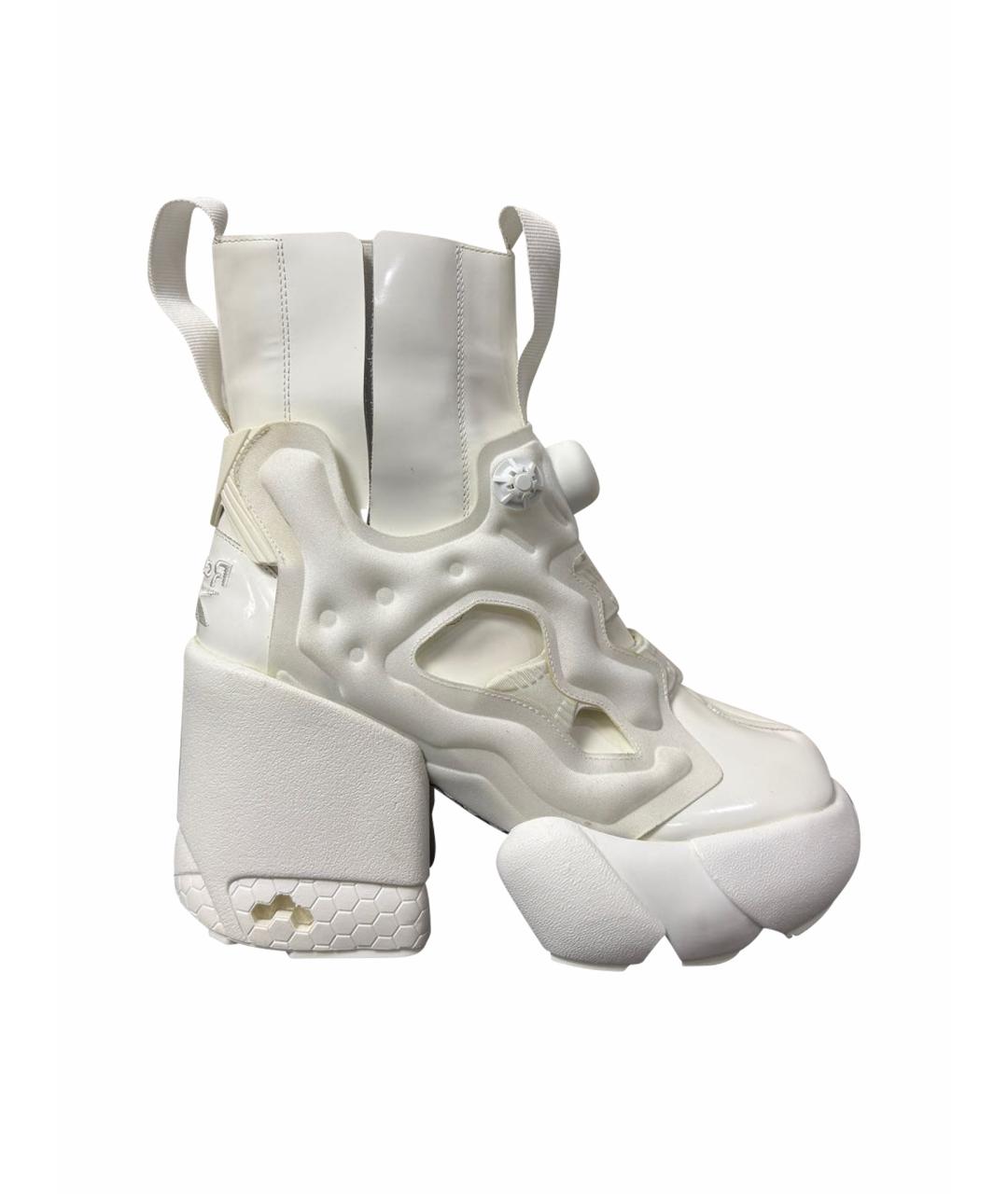 MAISON MARGIELA Белые ботильоны из лакированной кожи, фото 1